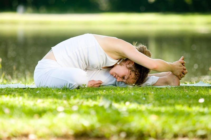 Woman in Yoga Pose